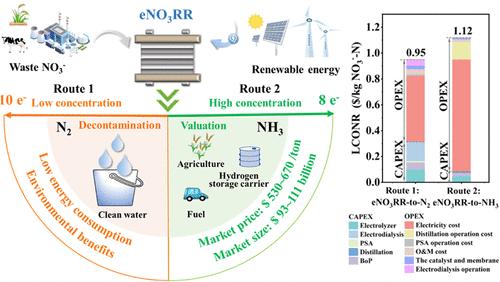 Techno-Economic Assessment of Renewably Powered Electrocatalytic Nitrate Reduction for a Sustainable Nitrogen Cycle