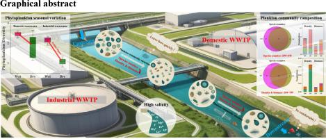 Impacts of different types of wastewater discharge on plankton community structure in the receiving rivers of the Yangtze River
