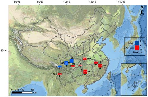 Climate-Driven Variability in Flowering Phenology Changes Across Subtropical Mountains: Traits, Elevation Shifts, and Biogeographic Patterns