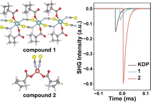 Remarkable Disparity of Second Harmonic Generation Response in Two Inorganic–Organic Hybrid Metal Thiocyanates