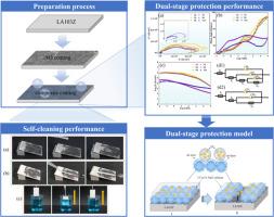 Superhydrophobic coatings with enhanced adhesion for LA103Z alloy: Barrier-passivation synergy toward robust dual-stage corrosion protection
