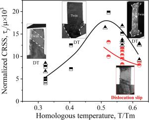 Anomalous temperature effects on the twinning-dislocation transition in magnesium: in-situ quantitative thermal-mechanical investigations