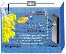 Photoelectrochemical glyoxylates and hydrogen production from polyethylene terephthalate wastes using BiVO4 anode with dominant (040) facets