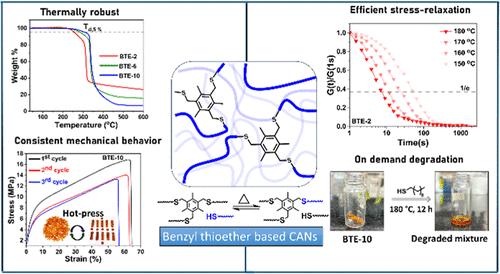 Benzyl Thioether: A Dynamic Covalent Motif for Covalent Adaptable Networks