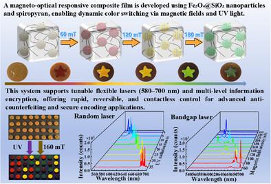 Magnetic Photonic Crystal for Adaptive Flexible Lasers and Secure Encoding