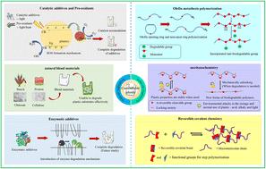 Practice and tactics in the construction of novel degradable plastics at polymer and molecular levels
