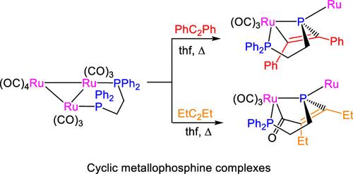 Cyclic Metallophosphines via an Unexpected Series of Metal-Mediated P–C and C–C Bond Rearrangements
