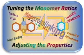 Structure–property relationship in phenothiazine-based hypercrosslinked organic electrode materials through porosity adjustment