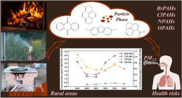 Six-year trends of concentration, chemical composition, sources and health risks of halogenated, nitro and oxygenated PAHs in winter PM2.5 at a rural area in northern China (2019–2024)