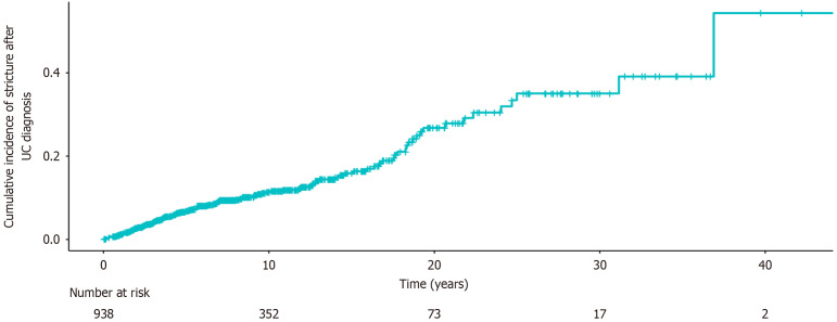 Risk factors and long-term prognosis for colorectal strictures in ulcerative colitis.