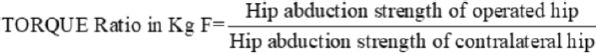 Hip Abduction Strength Assessment and its Effect on Functional Outcome Following Hip Arthroplasty - Original Article.