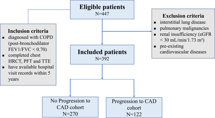 Quantitatively Assessed Emphysema Severity on HRCT Independently Predicts Coronary Artery Disease in COPD: A Retrospective Cohort Study.