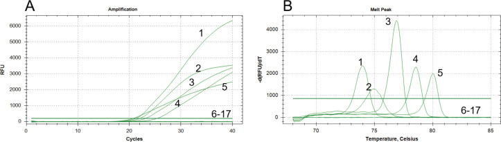Simultaneous detection of five shrimp pathogens using a single-tube EvaGreen real-time PCR assay with differential melting temperature.