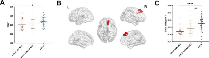 Cortical changes in women with systemic lupus erythematosus with mild cognitive impairment: a voxel-based morphometry and surface-based morphometry study.
