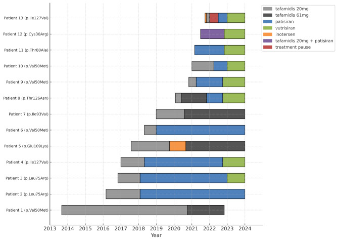 Real-world treatment management in hereditary transthyretin amyloidosis - an experience report and proposal for therapy switch decision criteria.