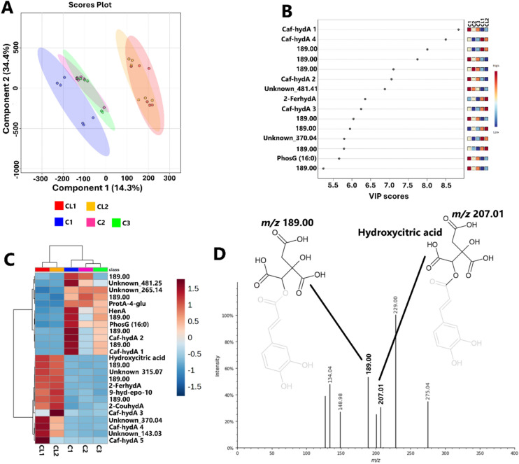 AI-integrated metabolomics maps functional divergence of microbial consortia in field-grown maize.
