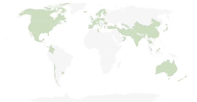 What is the preferred mesh placement in primary ventral hernia repair? An international survey of 442 surgeons.