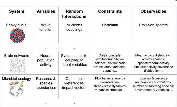 Randomness with constraints: constructing minimal models for high-dimensional biology.