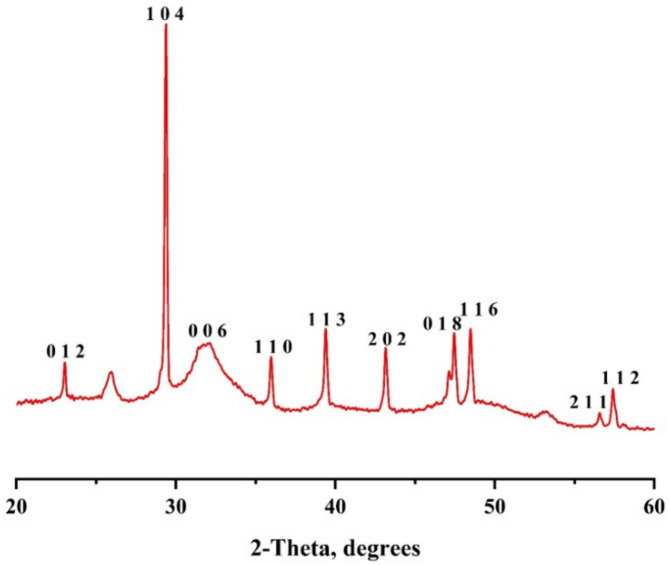 Bio-mineralization process of CaCO<sub>3</sub> induced by bacteria isolated from Egypt for sustainable bio-concrete.