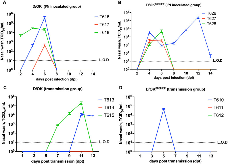 Differential tissue tropism and transmission efficiency of two dominant influenza D clades with overlapping but distinct receptor binding fine specificities in ferrets.
