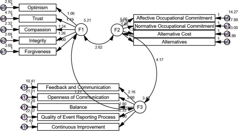 Exploring how organizational virtuousness shapes nurses' occupational commitment: the mediating role of just culture.