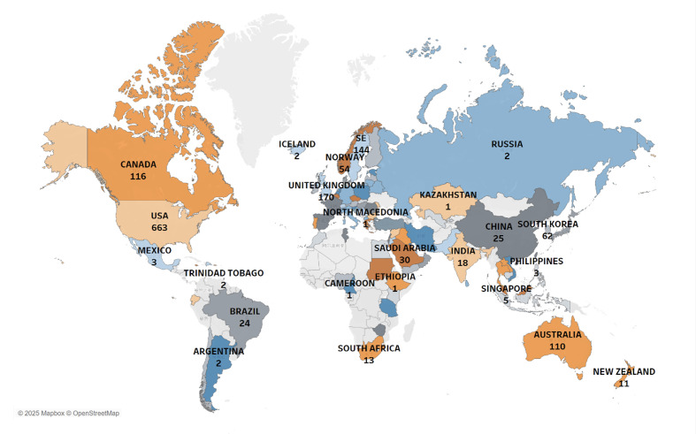 Visual Mapping of Global Studies on Dental Hygienists: Trends and Emerging Hotspots.