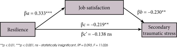 The impact of resilience and job satisfaction on the negative effects of secondary trauma exposure among Polish police officers.