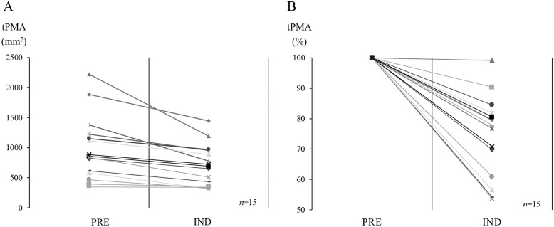 Sarcopenia in children with acute leukemia worsened after induction therapy.