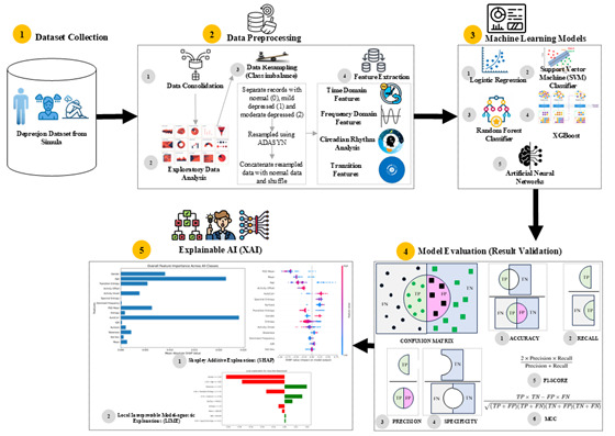 Explainable AI for Depression Detection and Severity Classification From Activity Data: Development and Evaluation Study of an Interpretable Framework.