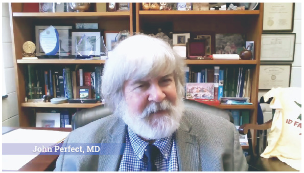 John Perfect Shares Insights on Infectious Diseases, Antifungal Therapy, and Drug Resistance.