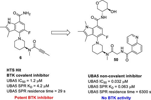 Discovery of Potent and Selective Reversible Ubiquitin-Like Modifier Activating Enzyme 5 Inhibitors Targeting the UFMylation Pathway