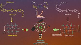 Polybenzoxazine-based imine vitrimers for carbon fibre-reinforced composites: paving the way for recyclable high-performance materials