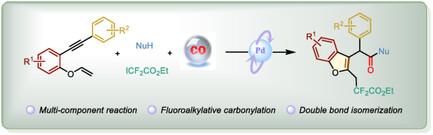 Palladium-Catalyzed Four-Component Radical Carbonylation Reaction for the Construction of Benzofuranamide Derivativesitle