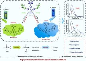 A Highly Efficient Dual-functional Fluorescent Probe to Sarin and Sulfur Mustard Substitutes