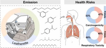 Unrecognized Emissions and Health Risks of Intermediate-Volatility Organic Compounds in Vehicle Cabins: Insights from a Nontargeted Analytical Approach