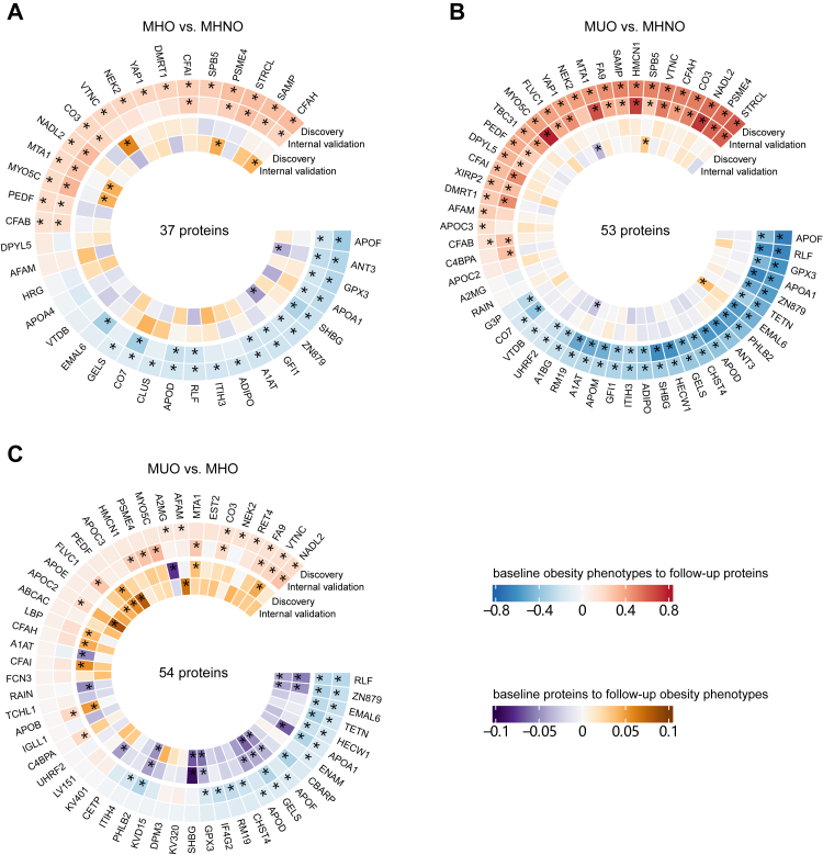 Prospective associations of obesity heterogeneity, serum proteins, and carotid atherosclerosis risk.