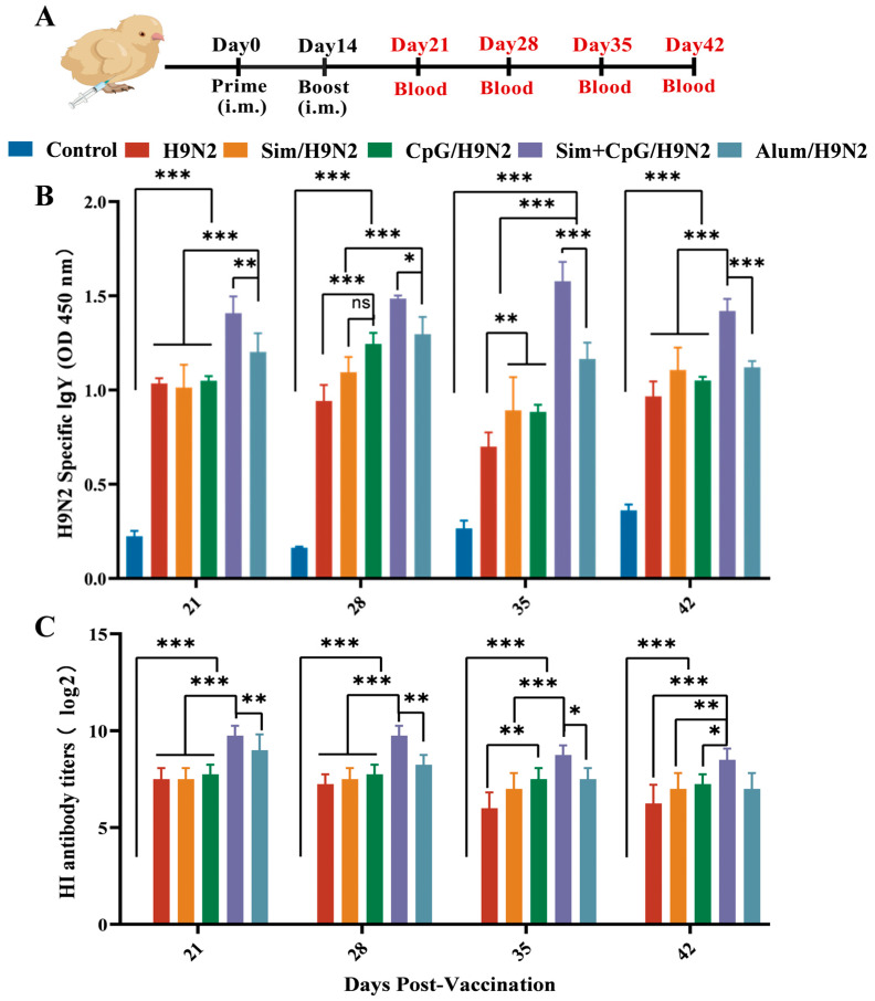Simvastatin Combined with CpG Enhances the Immunogenicity of the H9N2 Inactivated Vaccine.