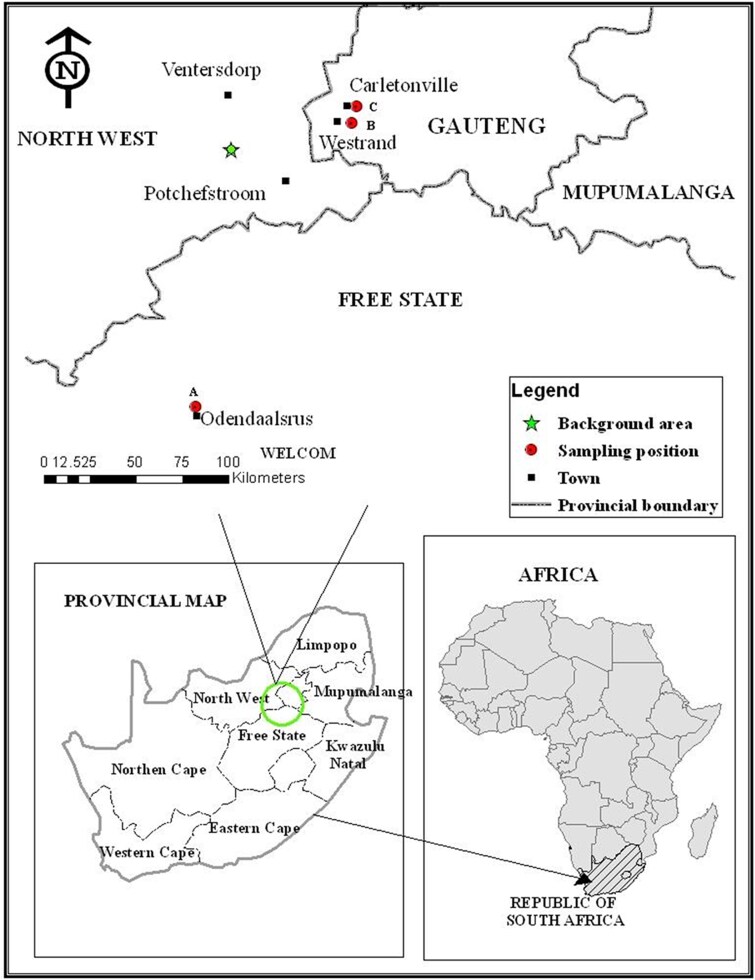 Assessing cancer risk due to exposure to radionuclides in soil dust in mining areas of South Africa.