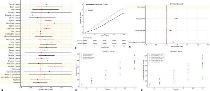 1-year risks of cancers associated with COVID-19 vaccination: a large population-based cohort study in South Korea.