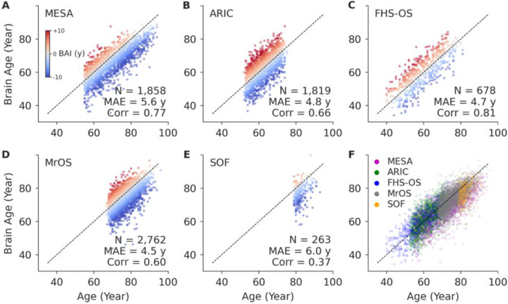 Dementia Risk and Machine Learning-Derived Brain Age Index from Sleep Electroencephalography: A Pooled Cohort Analysis of Over 7,000 Individuals Across Five Community Cohorts.
