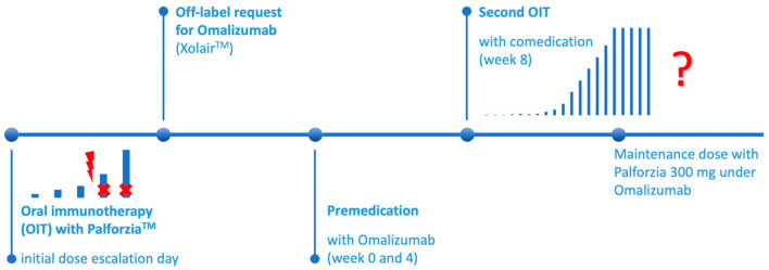 Successful Oral Immunotherapy (OIT) Due to Anti-IgE Protection.