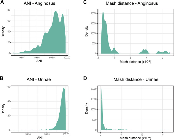 Streptococcus anginosus of the urogenital tract: evidence of the same strain across anatomical sites of the same females.