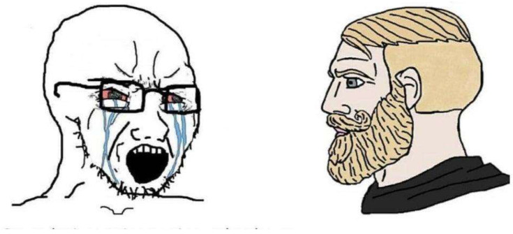 Relational Humor and Identity Framing in the "Virgin vs. Chad" Meme Format.