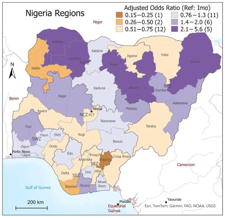 A Quantitative Exploration of the Relationship Between Healthcare Accessibility and Mass Media in Nigeria Using the Levesque Framework of Healthcare Access.