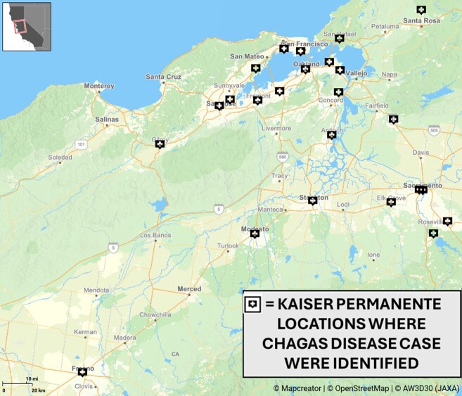 Chagas Disease in Northern California: Observed Prevalence, Clinical Characteristics, and Outcomes Within an Integrated Health Care Delivery System.