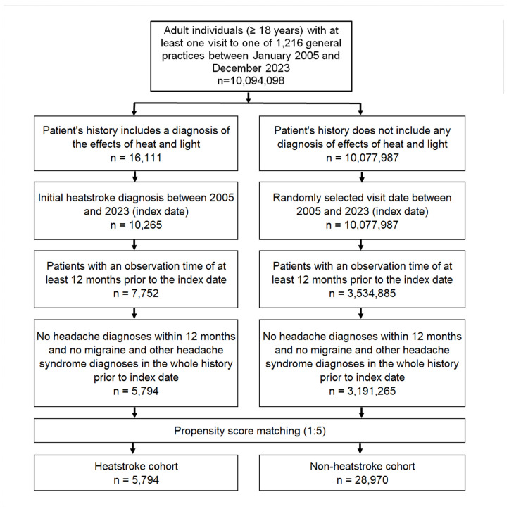 Heatstroke Is Associated with an Increased Risk of Chronic Headache: A Retrospective Cohort Study.