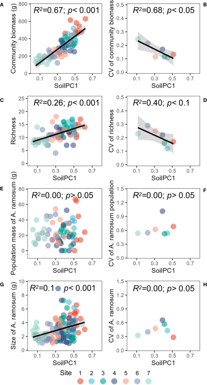 Soil and plant communities co-regulating plant biomass allocation patterns along a saline-alkali gradient, case study of <i>Allium ramosum</i> in Songnen Grassland, Northeast China.
