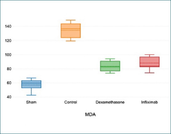Does infliximab attenuate oxidative stress following traumatic brain injury?
