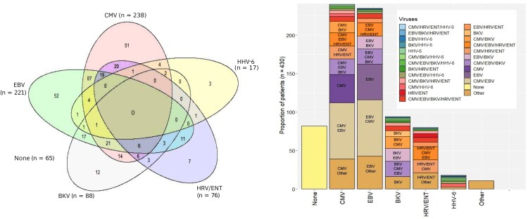 Incidence and Clinical Outcomes of Multiple Viral Infections After Allogeneic Hematopoietic Cell Transplantation.