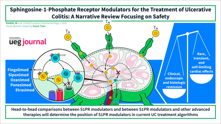 Sphingosine-1-Phosphate Receptor Modulators for the Treatment of Ulcerative Colitis: A Narrative Review Focusing on Safety.